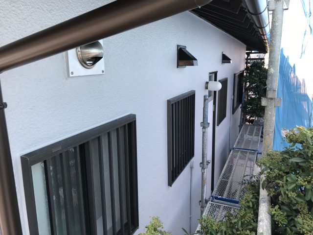 神戸市　外壁塗装　塗り替え工事　施工後
